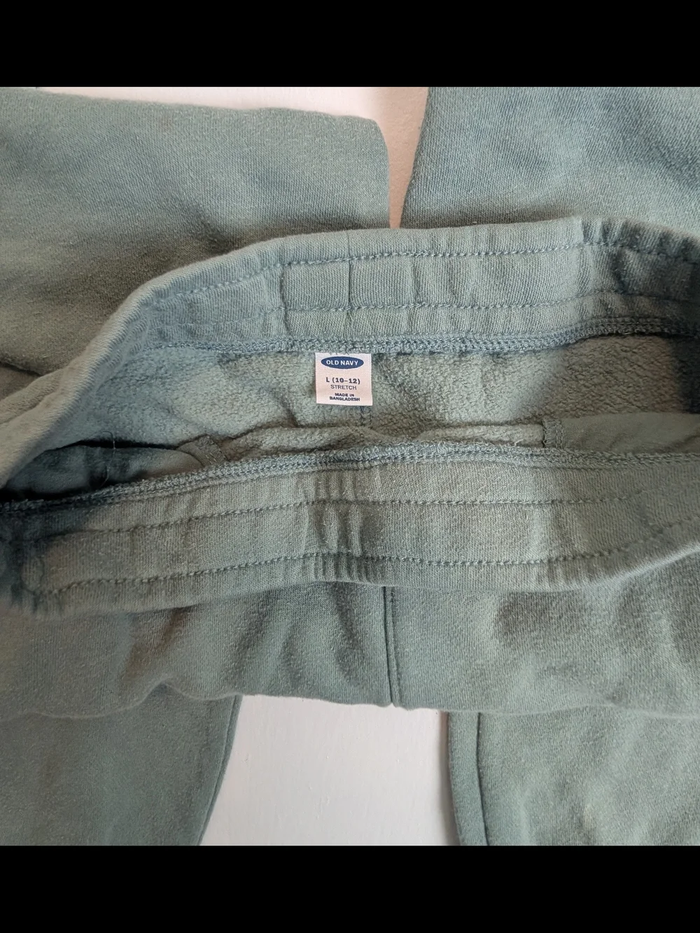 Old Navy Girl's Sage Green Drawstring Joggers
